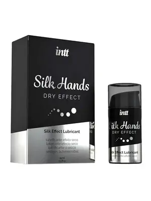 Silikonové lubrikační gely - intt Silk Hands Dry effect Lubrikant 15 ml - 5600304015356