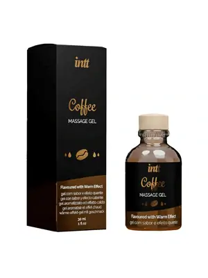 Stimulace klitorisu a vaginy - intt Coffee Masážní gel s hřejivým efektem 30 ml - 5600304015554