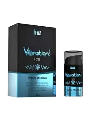 Stimulace klitorisu a vaginy - intt Vibration! Ice Tingling effect gel 15 ml - 5600304015301