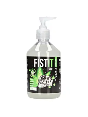 Lubrikační gely na vodní bázi - Fist-it! CBD Lubrikační gel 500 ml - shmPHA330