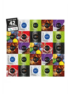 Velká balení kondomů - EXS Variety Pack 1 Kondomy 42 ks - shm42EXSVP1