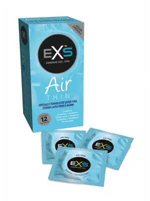 Ultra jemné a tenké kondomy - EXS Air Thin Kondomy 12 ks - shm12EXSAIR