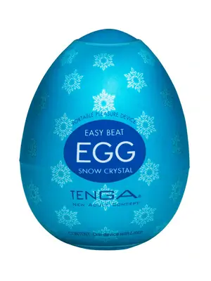 Nevibrační masturbátory - Tenga Egg Snow Crystal masturbátor s chladivým účinkem - 50032880000-ks