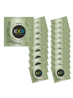 Extra malé kondomy - EXS Sada kondomů Snug Fit 20 ks - 8594072769382