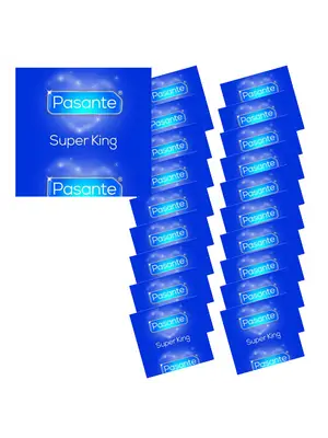 Extra velké kondomy - Pasante sada Super King size 69 mm - 20 ks - 8594072769412
