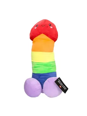 Erotické srandičky - S-LINE Penis Plushie Rainbow 30 cm - shmSLI215MUL