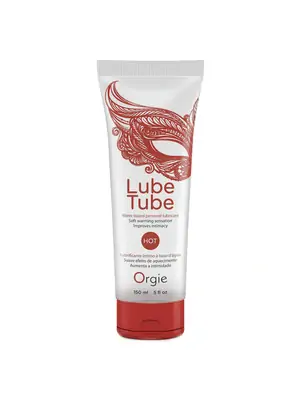 Chladivé a hřejivé lubrikační gely - Orgie Lube Tube Hot Lubrikační gel 150 ml - shmOR-21067