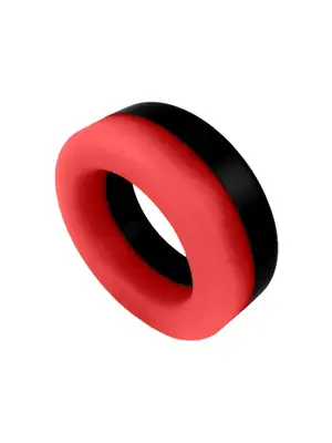 Erekční kroužky nevibrační - BASIC X Remy erekční kroužek červený - BSC00443