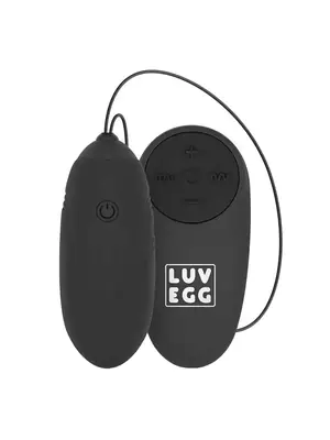 Vibrační vajíčka - Luv Egg Vibrační vajíčko - černé - ecLUV001BLK