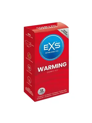 Speciální kondomy - EXS Warming Kondomy 12 ks - shm12EXSWARM