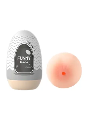 Nevibrační masturbátory - BASIC X FUNNY EGG masturbátor anál - BSC00466-5