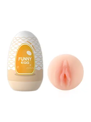 Nevibrační vaginy - BASIC X FUNNY EGG masturbátor vagina I. - BSC00466-1