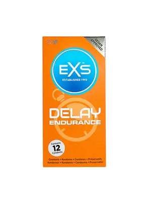 Kondomy prodlužující styk - EXS Delay kondomy 12 ks - shm12EXSDEL