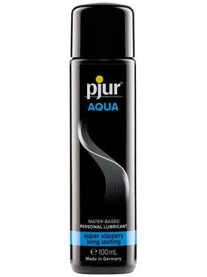 Lubrikační gely na vodní bázi - Pjur Aqua lubrikační gel 100 ml - 6177410000