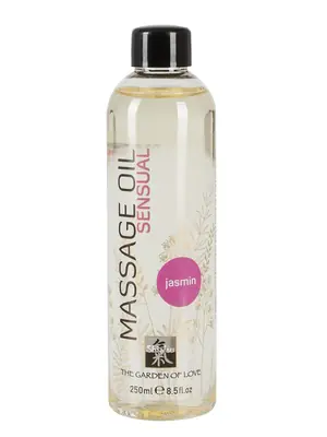 Masážní oleje - Shiatsu Stimulační masážní olej 250 ml - Sensual (Jasmin) - 6191320000