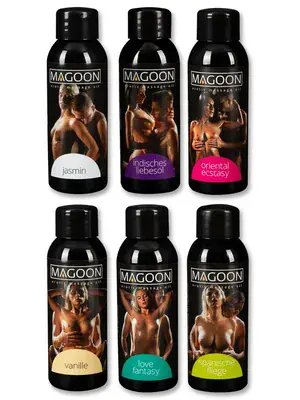 Masážní oleje - MAGOON Testovací sada masážních olejů 6 x 50 ml - 6295610000