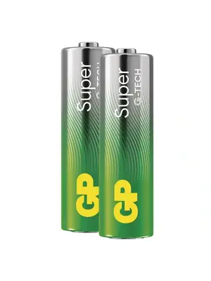 Nabíječky a baterie - GP Super - alkalická baterie AA 2 ks - B01202