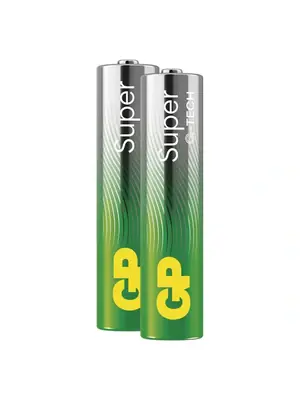 Nabíječky a baterie - GP Super - alkalická baterie AAA 2 ks - B01102