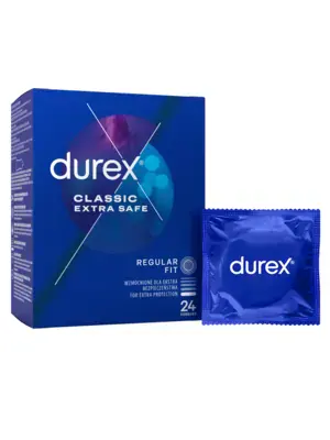 Extra bezpečné a zesílené kondomy - Durex Extra Safe kondomy 24 ks - 5900627072389