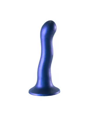 Připínací penis - OUCH! Curvy G-Spot Dildo 18 cm - shmOU818MBL