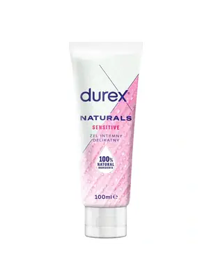 Lubrikační gely na vodní bázi - DUREX Naturals Sensitive intimní gel 100 ml - 3273784