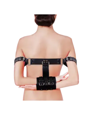 Erotická pouta a bondage - OUCH! Complete - poutací set - shmOU899BLK