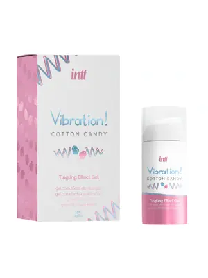 Tekuté vibrátory - intt Vibration! stimulační gel - Cotton Candy New 15 ml - VIB0009