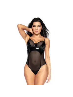 Erotické body a korzety - Mapalé Body - černé - shm2732WBLKXL - XL