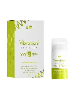 Stimulace klitorisu a vaginy - INTT Vibration! stimulační gel - Caipirinha 15 ml - VIB0011