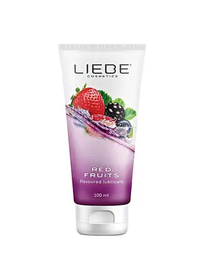 Lubrikační gely s příchutí nebo vůní - Liebe lubrikační gel 100 ml - Red Fruits - da730504