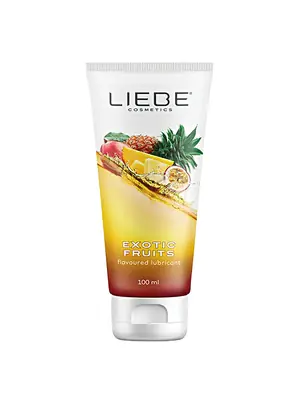 Lubrikační gely s příchutí nebo vůní - Liebe lubrikační gel 100 ml - Exotic Fruits - da730503