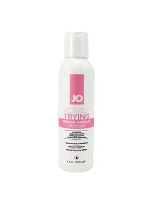 Lubrikační gely na vodní bázi - JO Actively Trying lubrikační gel 120 ml - E35421