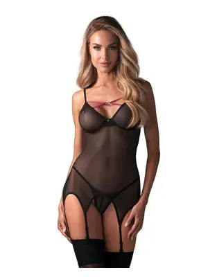 Erotické body a korzety - Obsessive Novenes set - 26331401141 - XL/XXL