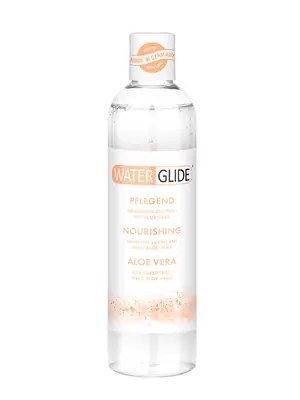 Lubrikační gely na vodní bázi - Waterglide lubrikační gel Nourishing Sensitive 300 ml - dc30090