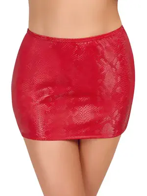 Erotické šaty - Cottelli Party Minisukně - červená - 27706873041 - L