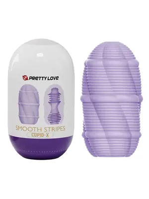 Masturbační vajíčka - Pretty Love Smooth stripes Cupid-X masturbační vajíčko - D-236975