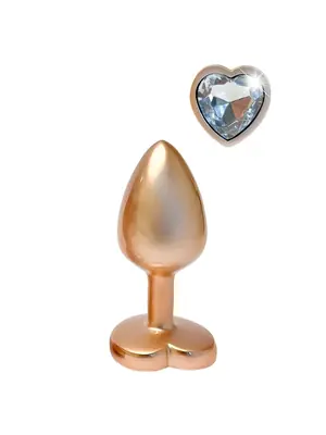 Anální šperky - Gleaming Love Pearl gold anální kolík S - dc22199