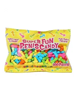 Erotické sladkosti - Super Fun Penis Candy Bonbony ve tvaru penisu 85 g - shmCP-688