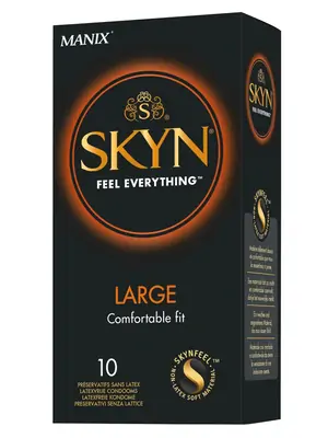 Kondomy bez latexu - Manix SKYN kondomy Large 10 ks - 4118090000