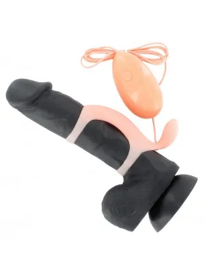 Návleky na penis - BASIC X Vibrační návlek na penis s dálkovým ovládáním tělový - bsc00026