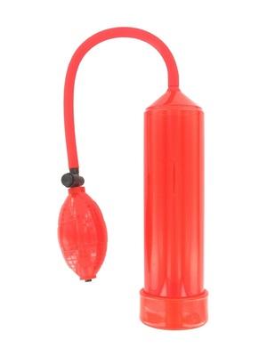 Vakuové pumpy pro muže - BOOM LuvPump vakuová pumpa Basic červená + erekční kroužek - BOM00096