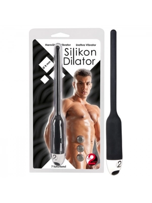 Pomůcky pro clinic sex - You2Toys Silikonový vibrační dilatátor pro muže 8 mm - 5796960000