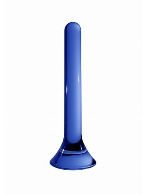 Anální dilda - Chrystalino Tower Skleněné dildo - modré - shmCHR003BLU