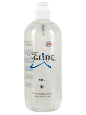 Lubrikační gely na vodní bázi - Just Glide Anální lubrikační gel 1 l - 6249180000