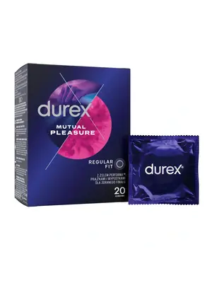 Kondomy prodlužující styk - Durex kondomy Mutual Pleasure 20 ks - 3298489