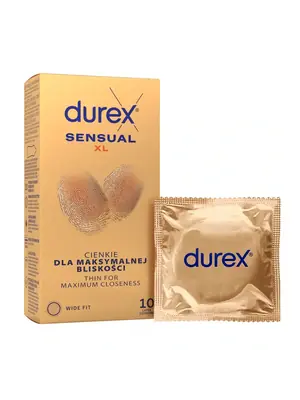 Ultra jemné a tenké kondomy - Durex kondomy Sensual XL 10 ks - 5900627118179