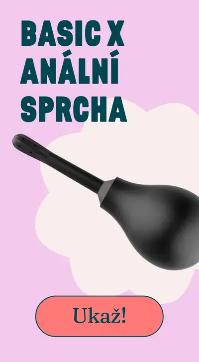 BOOM anální sprcha CZ CAT