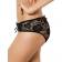Erotické kalhotky - Wanita Jasmine kalhotky s průstřihem černé - wanP5116-1-3XL - 3XL