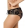 Erotické kalhotky - Wanita Jasmine kalhotky s průstřihem černé - wanP5116-1-3XL - 3XL