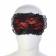 Masky, kukly a pásky přes oči - BASIC X krajková maska na oči červená - BSC00159red